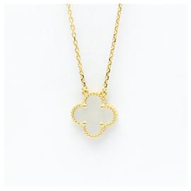 Van Cleef & Arpels-Van Cleef & Arpels Vintage Alhambra Necklace-Golden