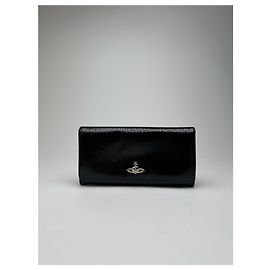 Vintage Vivienne Westwood leather wallet black Black