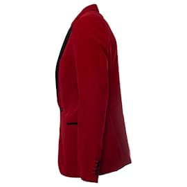 Lanvin-Lanvin, Red velvet blazer-Red