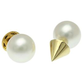 Pendientes de perlas Tasaki Refined Rebellion Dorado