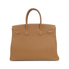 Hermès-Sac à main Hermès Birkin 35 cm-Doré