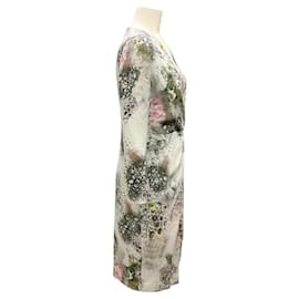 Autre Marque-St. John Mint / Olive Green Multi Pre-Fall 2012 Silk Dress-Multiple colors