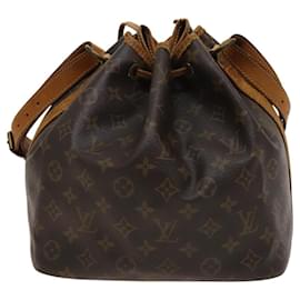 Louis Vuitton-LOUIS VUITTON Monogram Petit Noe Shoulder Bag M42226 LV Auth 120982-Monogram