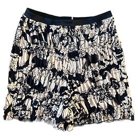 Chanel Shorts Black and Beige Elastane Size 36 Black Beige
