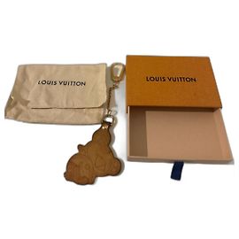Louis Vuitton Panda Keychain Murakami Limited Edition 2004 Camel