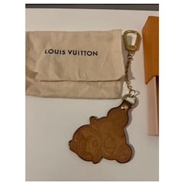 Louis Vuitton-Louis Vuitton Panda Keychain Murakami Limited Edition 2004-Camel