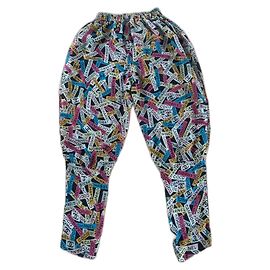 Chanel Saroual Silk Pants Multicolored Multiple colors