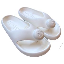 Loewe Foam Pepple Sandals White