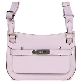 Hermès Mini Jypsière em couro rosa Rosa