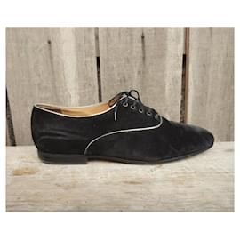 Joseph Fenestrier-Lace ups-Black