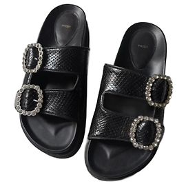 Sandali con strass Maje Nero