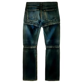 Balenciaga-Jeans conversíveis com zíper Balenciaga SS18 em denim azul marinho (Tamanho 32)-Azul,Azul marinho