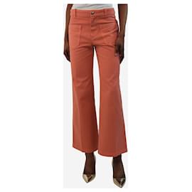 Chloé-Coral front-pocket jeans - size UK 8-Pink