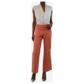 Chloé-Coral front-pocket jeans - size UK 8-Pink