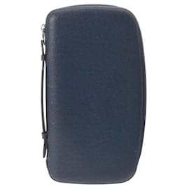 Louis Vuitton-Louis Vuitton Taiga Long Bill Wallet-Blue