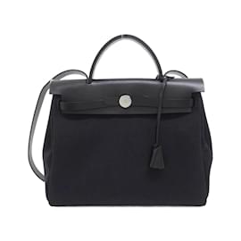 Hermès-Sac à main Hermes Airbag Zip PM-Noir