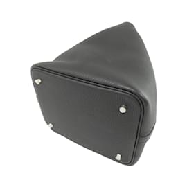 Hermès-Sac à main Hermes Picotin Lock MM-Noir