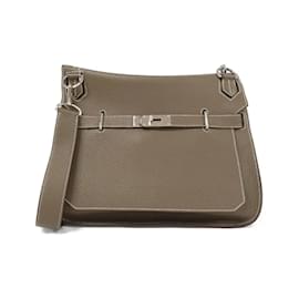 Hermès-Sac à épaule Jypsiere d'Hermès en gris Etoupe-Taupe