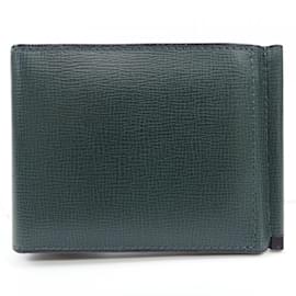 Valextra-Valextra Green Bi-Fold Wallet-Green