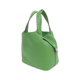 Hermès-Hermes Picotin Lock PM Handbag-Light green