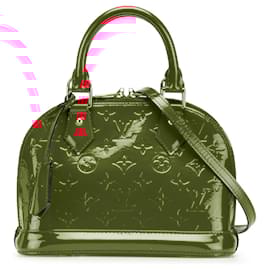 Louis Vuitton-Louis Vuitton Red Monogram Vernis Alma BB-Red