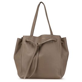 Céline Celine Brown Small Leather Phantom Cabas Tote Brown Taupe