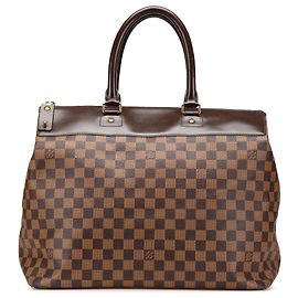 Louis Vuitton Marrom Damier Ebene Greenwich PM Marrom