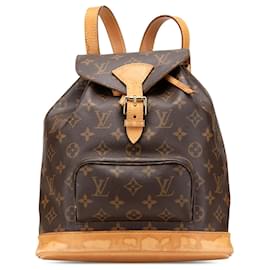 Louis Vuitton-Louis Vuitton Brown Monogram Montsouris MM-Brown