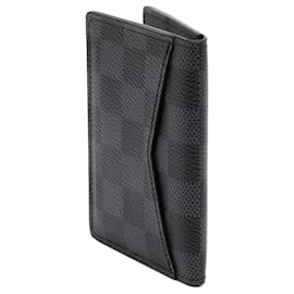 Louis Vuitton-Louis Vuitton Black Damier Graphite Pocket Organizer-Black