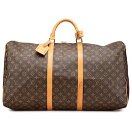 Louis Vuitton-Louis Vuitton Brown Monogram Keepall 60-Brown