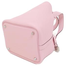 Hermès-Sac à main Hermes Picotin Lock PM-Rose