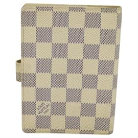 Louis Vuitton-LOUIS VUITTON Damier Azur Agenda PM Day Planner Cover R20706 LV Auth ki5735-Other