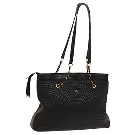 BALLY Borsa a Spalla in Pelle Marrone Oro Auth bs24637 Marrone D'oro