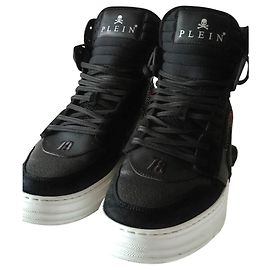 Baskets Philipp Plein avec Strass Noir
