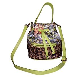 JUST CAVALLI RARE HANDBAG SHOULDER BAG Leopard print