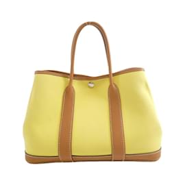Hermès-Sac à main Garden Party d'Hermès-Doré,Autre