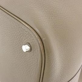 Hermès-Sac à main Hermes Picotin Lock MM-Taupe