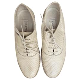 Richelieu Sartore em python cor eggshell Fora de branco