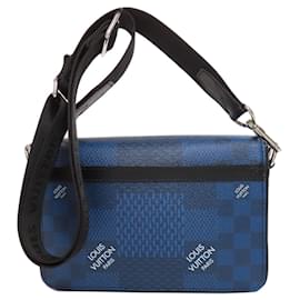 Louis Vuitton-Sac à épaule Studio 3D N50026 de Louis Vuitton-Bleu