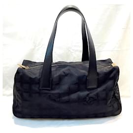 Chanel-Chanel New Travel Line Slim Mini Boston Bag-Black