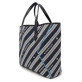 Givenchy-Givenchy Black Tote Bag-Black,White,Navy blue