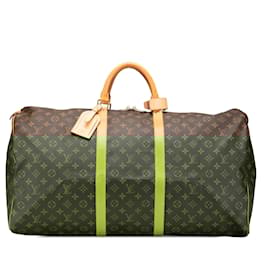 Louis Vuitton-Louis Vuitton Brown Monogram Keepall 60-Brown