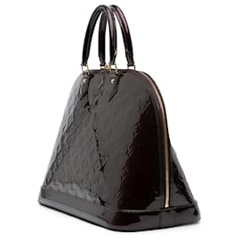 Louis Vuitton-Louis Vuitton Purple Monogram Vernis Alma GM-Purple