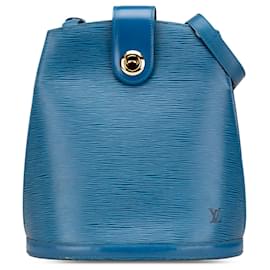 Louis Vuitton-Louis Vuitton Blue Epi Cluny-Blue