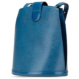Louis Vuitton-Louis Vuitton Blue Epi Cluny-Blue