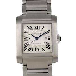 Cartier-Cartier Tank Francaise LM WSTA0067 Stainless Steel Automatic Watch-Other