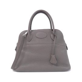 Hermès Hermes Bolide 31cm Handtasche in Etain Grau