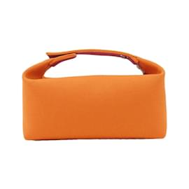 Hermès-Pochette Hermès Bride A Black PM 103222M-Rouge,Orange