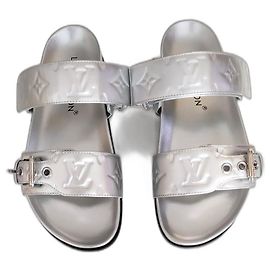 Mules Louis Vuitton Argento