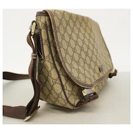 Gucci-Gucci Shoulder Bag GG Supreme-Brown